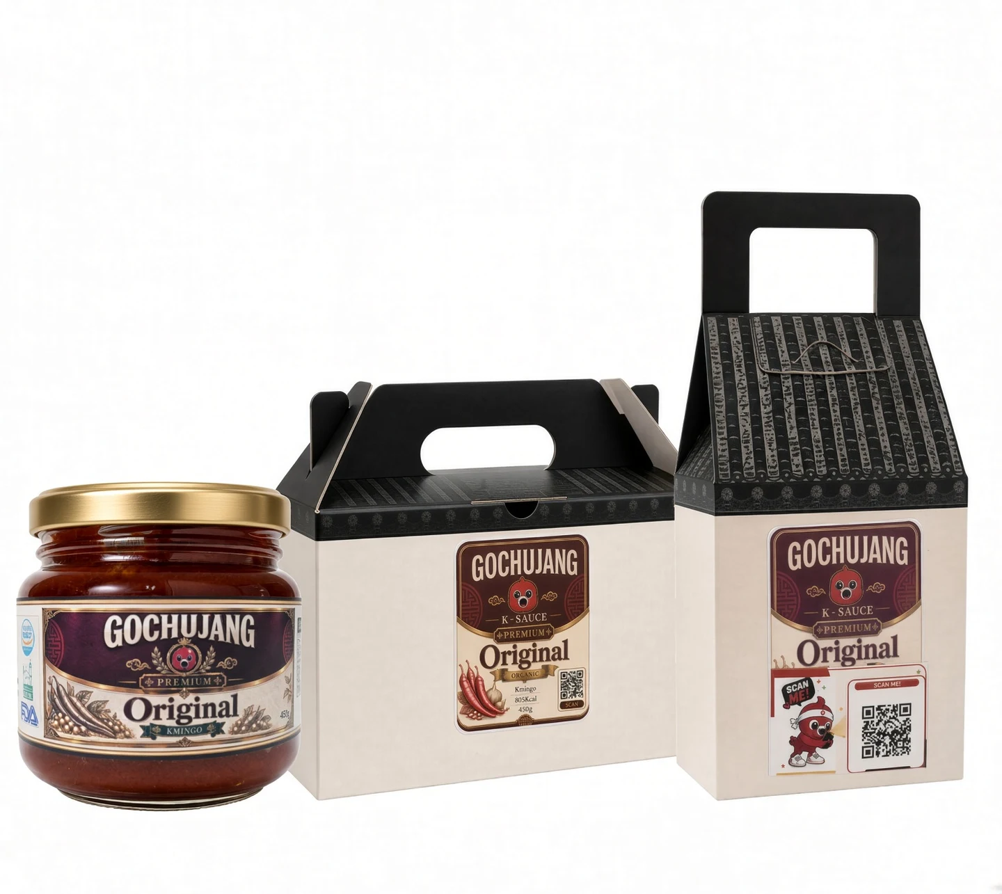 Kmingo jar and original gift packaging